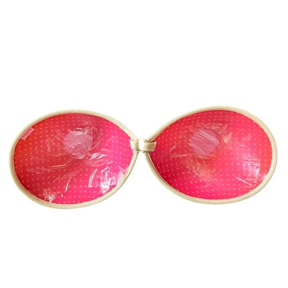 PINK Victoria's Secret Backless Bra Lightly Lined, Beige, Size B/C - Picture 2 of 5